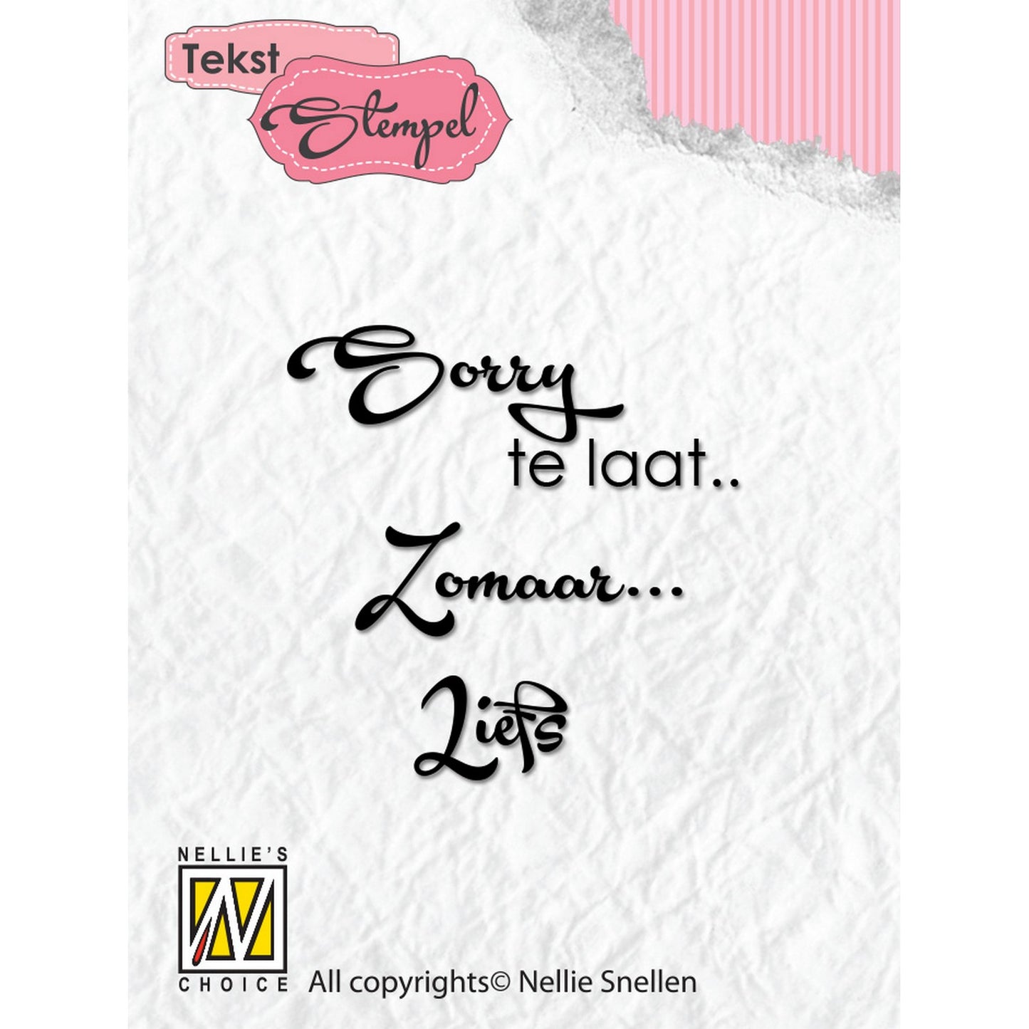Nellie's choice • text stamps dutch texts-6