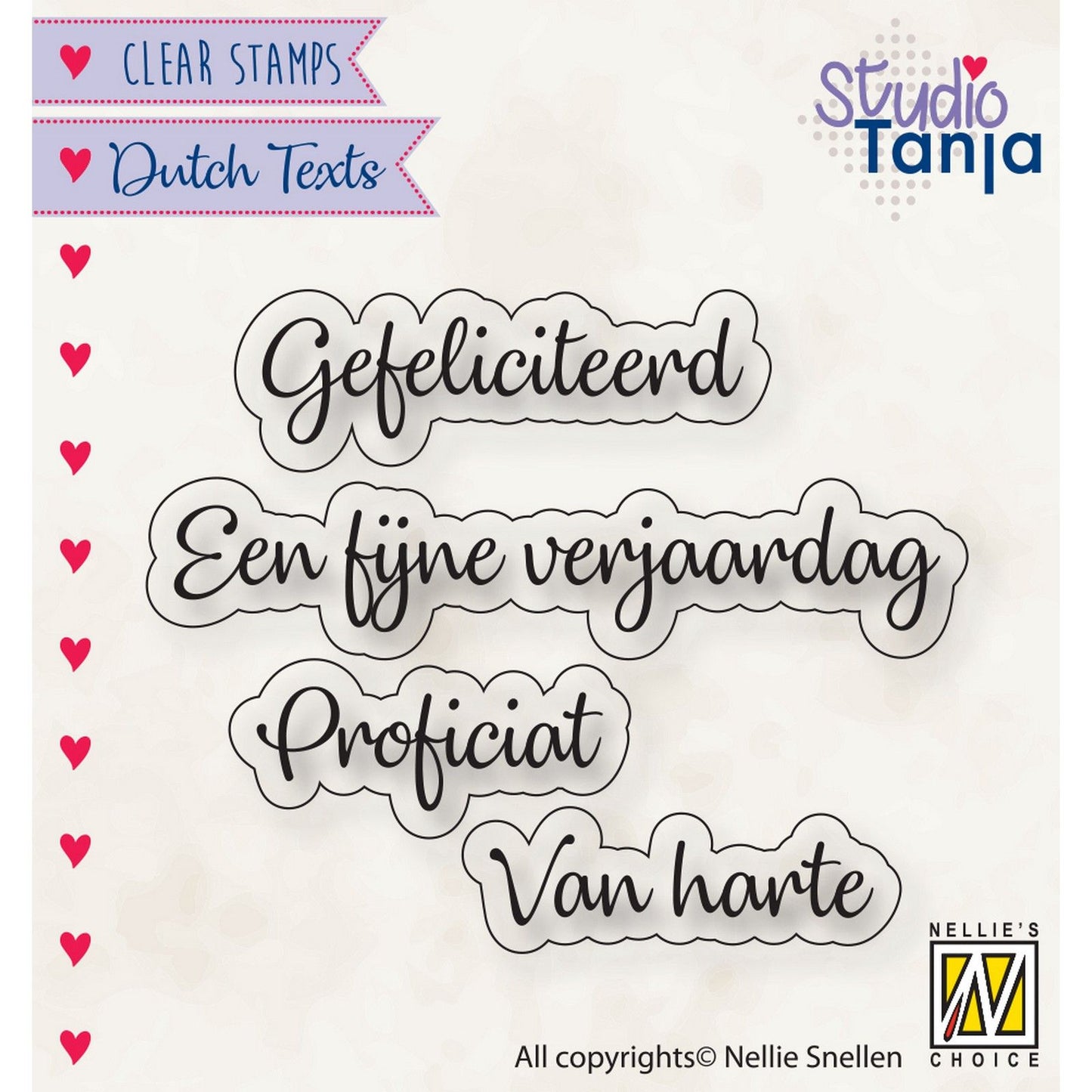 Nellie's choice • clear stempel nederlands proficiat etc