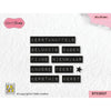 Nellie's choice • tekst clear stempel kerstknuffels typed