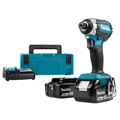 Makita dtd153rtj 18v accu slagschroevendraaier koolborstelloos 5,0ah 170nm