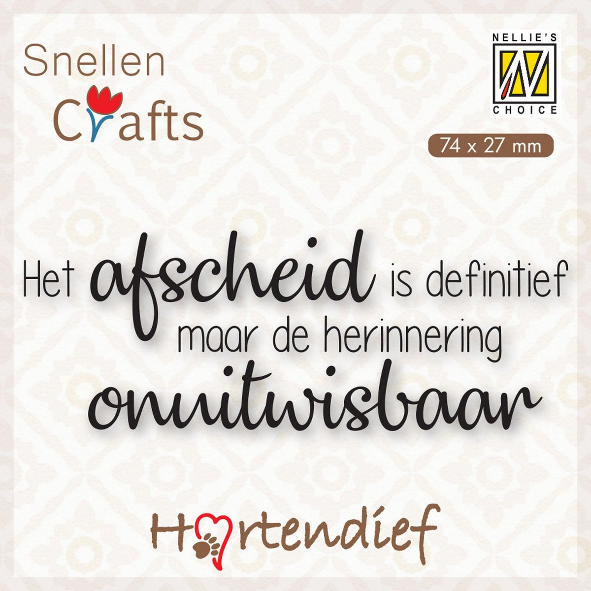 Nellie's choice • nederlandse huisdier condoleance clear stempel hartedief serie het afscheid is definitief maar….