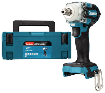 Makita dtw301zj slagmoersleutel 1 2 330nm 18 volt met verende borgpen | zonder accu's en lader in m-box - dtw301zj