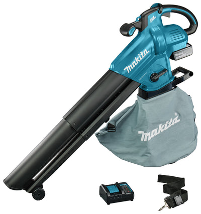 Makita dub187t001 | lxt 18 v bladblazer -zuiger | 5,0 ah (1 st) | lader - dub187t001