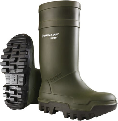 Dunlop c662933 thermo + purofort s5 full safety groen - maat 44 45 (uk10) - 15.032.047.10