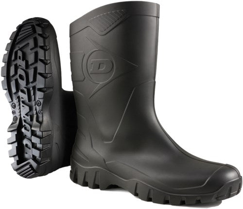 Dunlop dee calf blauw zwart kuitlaars pvc zwart 1819 - maat 46 - 00.036.005.46