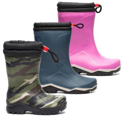 Dunlop k310931 blizzard kinderlaars gevoerd pvc | camouflage 14587 | maat 34 - 00.036.023.34