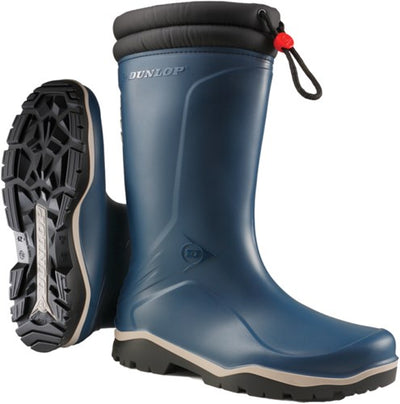 Dunlop k454061 blizzard gevoerde winterlaars pvc blauw - maat 46 - 15.032.075.46
