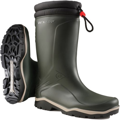 Dunlop k486061 blizzard gevoerde winterlaars pvc groen - maat 39 - 15.032.073.39