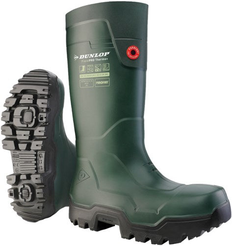 Dunlop lp8kl01 laars fieldpro thermo+ s5 | groen | maat 43 - 8713197054009