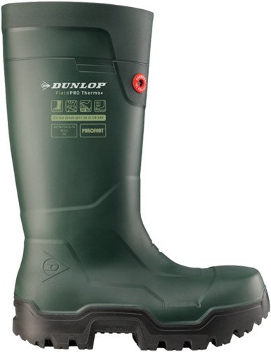 Dunlop lp8kl01 laars fieldpro thermo+ s5 | groen | maat 46 - 8713197054030