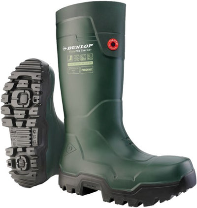 Dunlop lp8kl01 laars fieldpro thermo+ s5 | groen | maat 48 - 8713197054054