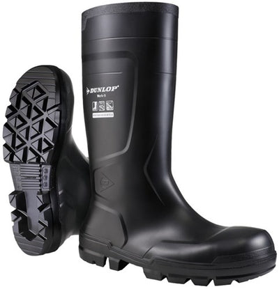 Dunlop nb2hd01 work it pvc laars s5 | zwart | maat 46 - 8713197371915