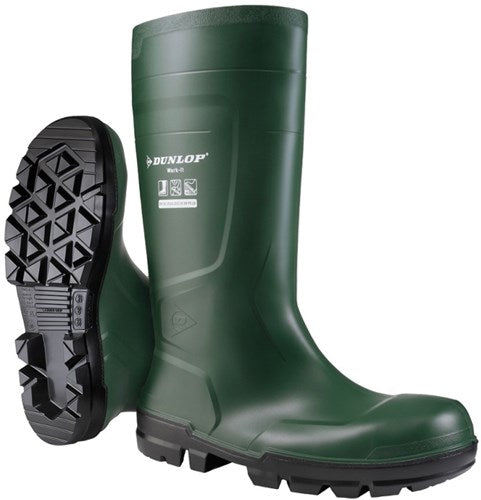 Dunlop nb2kl01 work it pvc laars s5 | groen | maat 45 - 8713197372752