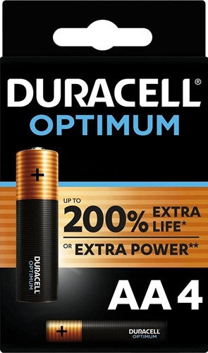 Duracell optimum 200% batterij aa blister(4) - 3014000