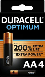 Duracell optimum 200% batterij aa blister(4) - 3014000 - afbeelding 1