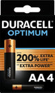 Duracell optimum 200% batterij aa blister(4) - 3014000