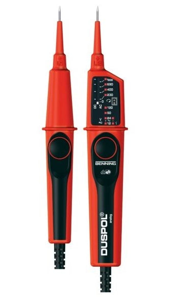 Benning spanningtester duspol analoog 12-1000v ac dc - 050261