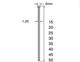 Dutack 1.2mm minibrads | 45mm | 5000 stuks - 5134034