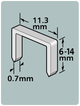 Dutack niet serie 53 cnk 12mm blister 1000 st. - 5011015