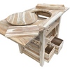 Dutch barbecuetafel teak 129,5x59,5x80cm