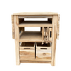 Dutch barbecuetafel teak 129,5x59,5x80cm