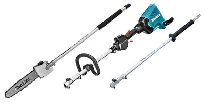 Makita dux60zx12 | 2x18 v combisysteem + kettingzaag opzetstuk en verlengsteel | zonder accu's lader - dux60zx12