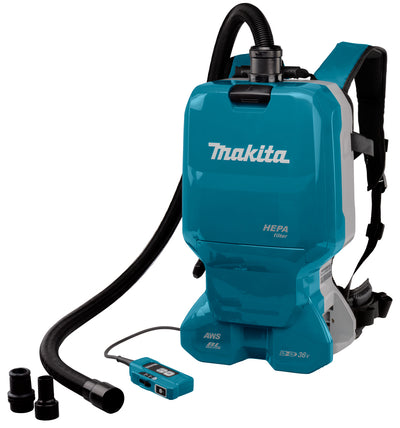 Makita dvc665zu | rug stofzuiger | 2x18v | zonder. accu's en lader - dvc665zu