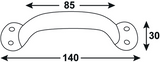 Connex handgreep 125x76x30mm vz - dy2000411 - afbeelding 2