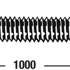 Connex draadstang m6 1m rvs - dy250693