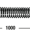 Connex draadstang m3 1m vz - dy250699