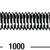 Connex draadstang m10 1m vz - dy250704