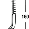 Connex schommelhaak 12x160 2st vz - dy270542