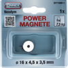 Connex magneet neodym rond 16x4x3 7.5kg - dy7100011