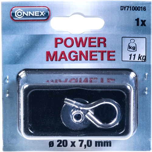 Connex magneet neodym oog d20 11kg - dy7100016