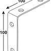 Connex 4st gebog. winkelhaak 100x100 bvz - dyb2003661