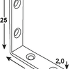 Connex 10st gebog. winkelhaak 25x25x10 bvz - dyb2005651