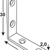 Connex 10st gebog. winkelhaak 30x30x10 bvz - dyb2005661