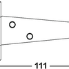Connex kruishengsel 125x80 bvz - dyb2006252