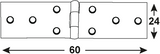 Connex tafelscharnier 60x24 bvz - dyb2006281 - afbeelding 2