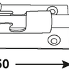 Connex boksgrendel 50x28 sb bvz - dyb2203011