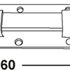 Connex platte schuif 25x60 sb bvz - dyb2206501
