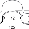 Connex sluitbeugel rond 42mm bvz - dyb2901311