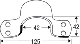 Connex sluitbeugel rond 42mm bvz - dyb2901311 - afbeelding 2