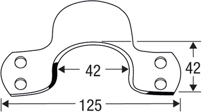 Connex sluitbeugel rond 42mm bvz - dyb2901311