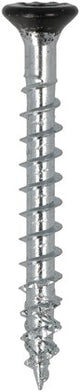 Dynaplus beslagschroef verzinkt platkop voldraad-8mm zwarte kop torx tx20 4.5x40 | 200 stuks - 0285.01.33605