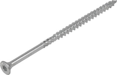 Dynaplus constructieschroef verzinkt platkop deeldraad +snijpunt torx tx30 6.0x120 70 | 100 stuks - 0281.01.50801