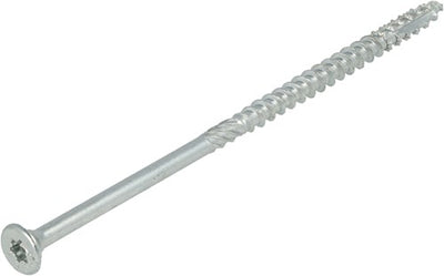 Dynaplus constructieschroef verzinkt platkop deeldraad +snijpunt torx tx30 6.0x140 70 | 100 stuks - 0281.01.51001