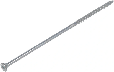 Dynaplus constructieschroef verzinkt platkop deeldraad +snijpunt torx tx30 6.0x180 80 | 100 stuks - 0281.01.51301