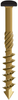 Dynaplus gevelschroef ar-bronze cilinderkop deeldraad zwarte kop torx tx15 4.0x50 28 | 200 stuks - 0284.08.25905