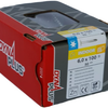 Dynaplus houtbouwschroef verzinkt tellerkop deeldraad +snijpunt torx tx30 6.0x100 55 | 50 stuks - 0286.01.50601